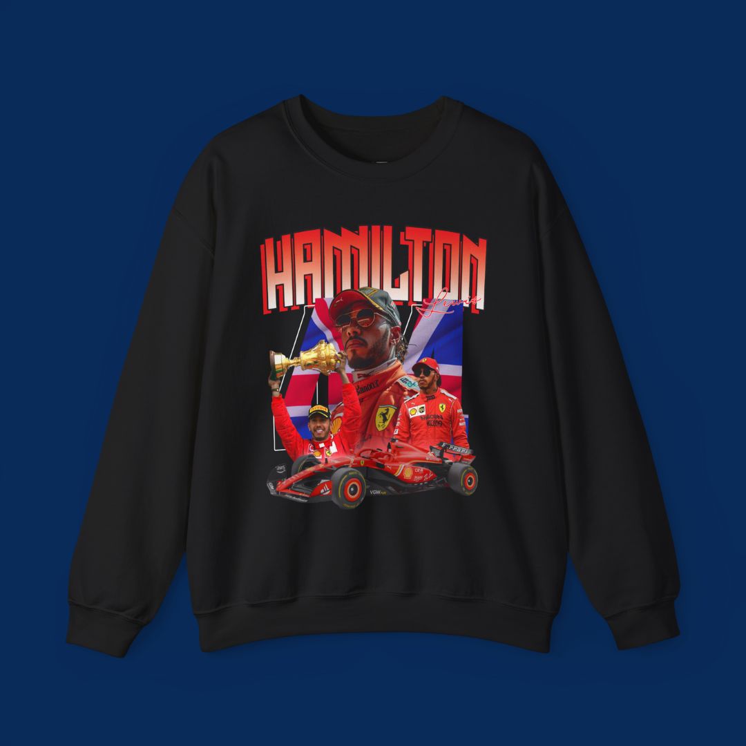 Ferrari Lewis Hamiltion - Retro Sweatshirt