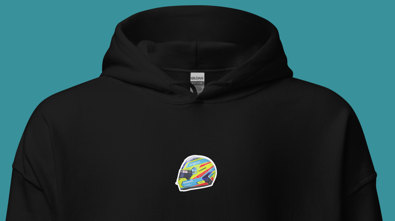 Fernando Alonso Helmet Hoodie | DT Racing