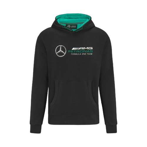 Mercedes Benz AMG Petronas F1 Unisex Logo Hooded Sweatshirt
