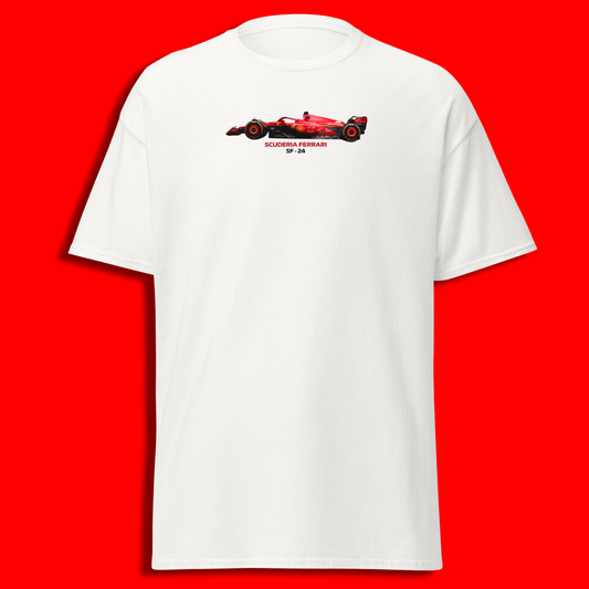 2024 Scuderia Ferrari SF-24 T-Shirt - White/Black